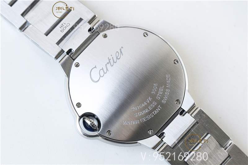 V6廠(chǎng)粉氣球-V6廠(chǎng)卡地亞33mm藍(lán)氣球粉盤(pán)W6920100做工怎么樣-復(fù)刻表