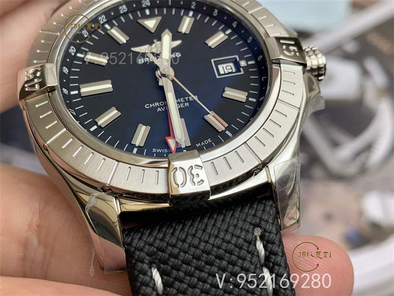 GF廠百年靈復(fù)仇者45mm男士機(jī)械復(fù)刻表做工怎么樣GMT雙時(shí)區(qū)-復(fù)刻表