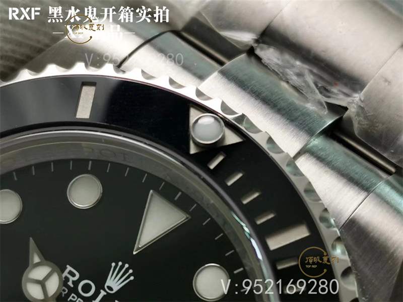 RXF廠勞力士黑水鬼復(fù)刻表對(duì)比正品怎么樣-復(fù)刻表