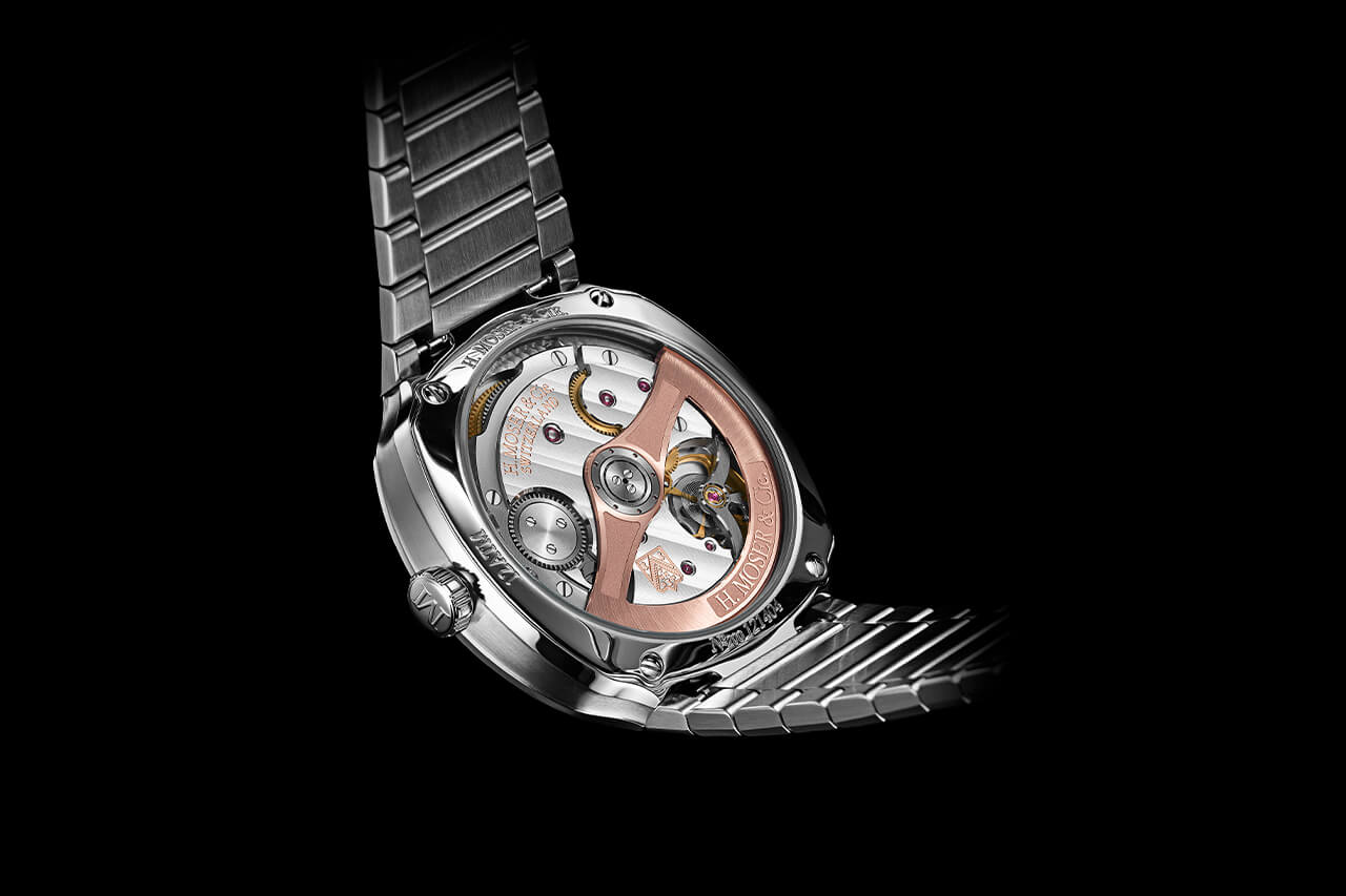 獨特的綠色表盤手表H. Moser & Cie Streamliner-復(fù)刻表