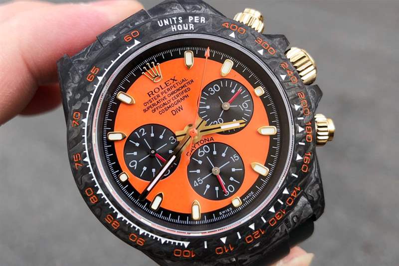 TW廠勞力士迪通拿碳纖維定制款細節(jié)評測