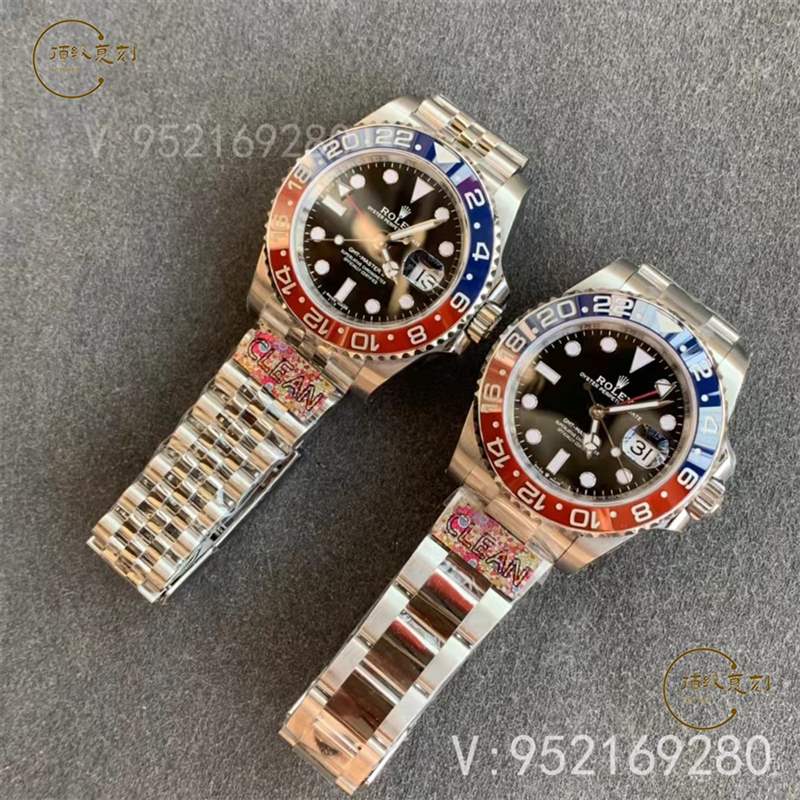 C廠(Clean廠)勞力士格林尼治可樂圈復(fù)刻表m126710對(duì)比正品怎么樣-復(fù)刻表