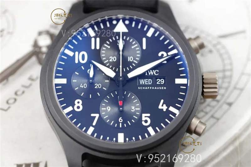 ZF廠萬國陶瓷飛行員計時復刻表外觀會一眼假嗎-復刻表