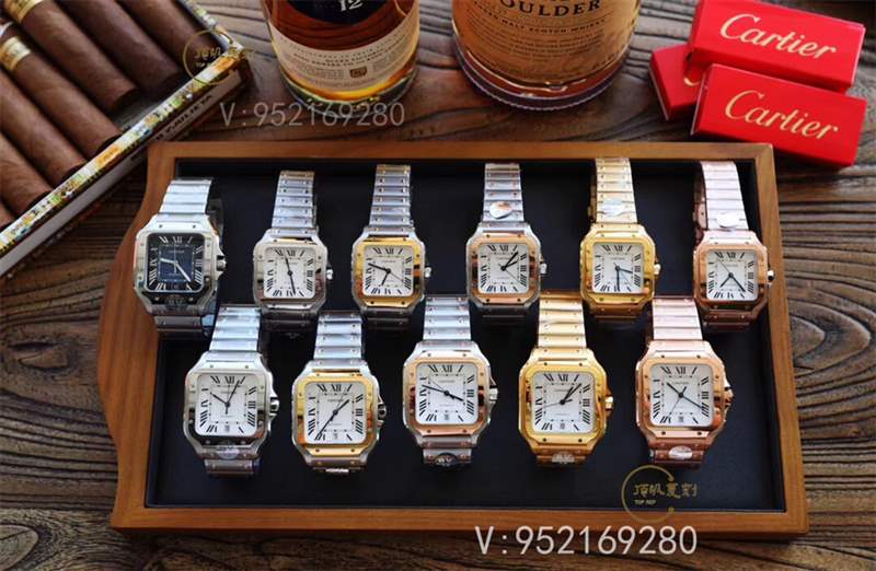 BV廠卡地亞大號(hào)山度士復(fù)刻表真假對(duì)比-BV廠山度士怎么樣-復(fù)刻表