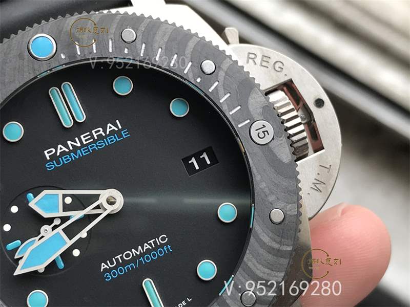 VS廠沛納海799-VS廠沛納海pam799復刻表做工怎么樣碳纖維和鈦金屬結合-復刻表