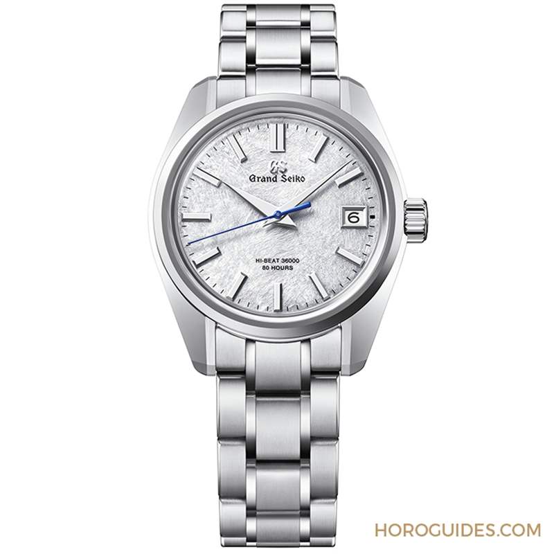 淡藍面盤呈現巖手山「融雪」美景,Grand Seiko 44GS首款白鋼材質-復刻表