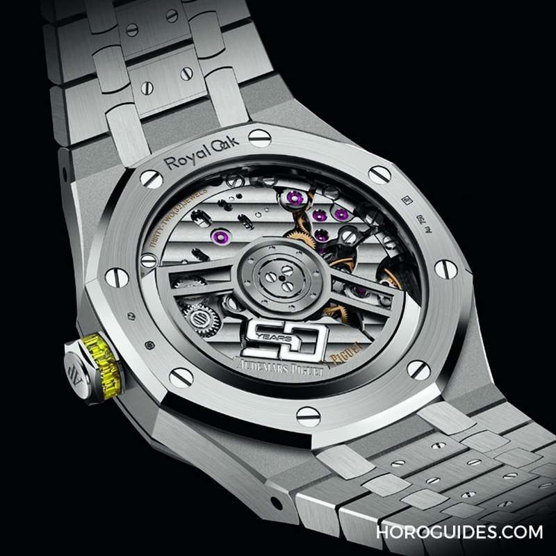 10種寶石上陣！款款都是主角｜愛彼皇家橡樹系列自動上鏈腕表白金款-復刻表