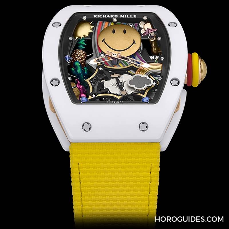 RICHARD MILLE - Richard Mille少見樂園化的一面！ RM 88 Smiley自動上鏈陀飛輪腕表