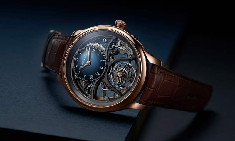 賀高登鐘表50周年! H. Moser & Cie.勇創(chuàng)者圓柱陀飛輪鏤空紀(jì)念腕表限量發(fā)行-復(fù)刻表