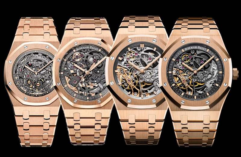 AP皇家橡樹(shù)4款玫瑰金鏤空手表最新行情 這款年內(nèi)升幅逾9成已停產(chǎn)-復(fù)刻表