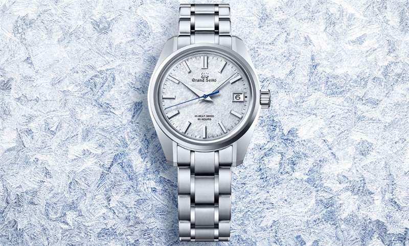 淡藍面盤呈現巖手山「融雪」美景,Grand Seiko 44GS首款白鋼材質-復刻表