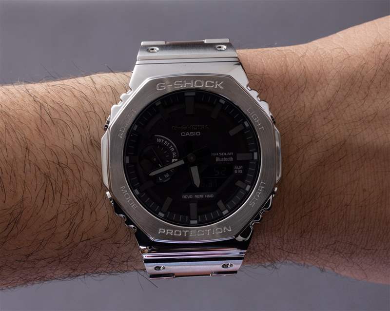 手表評(píng)論:卡西歐 G-Shock GMB2100 全金屬手鏈 手表評(píng)論:卡西歐 G-Shock GMB2100 全金屬手鏈-復(fù)刻表