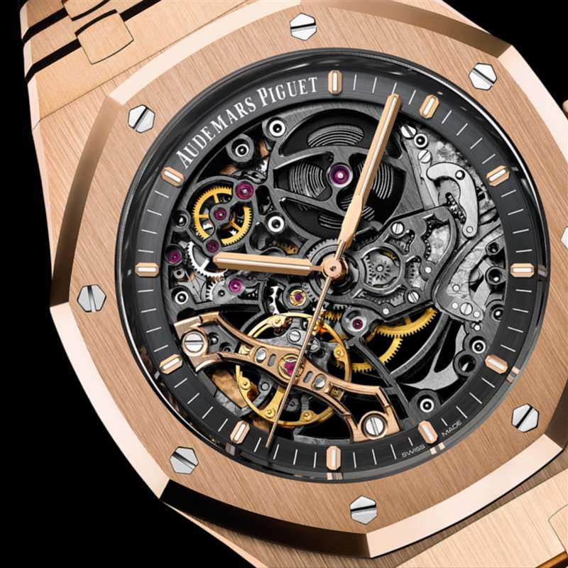 AP皇家橡樹(shù)4款玫瑰金鏤空手表最新行情 這款年內(nèi)升幅逾9成已停產(chǎn)-復(fù)刻表