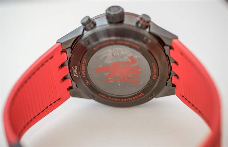 泰格豪雅 Carrera Heuer 01 Manchester United Red Devil 手表上手-復刻表