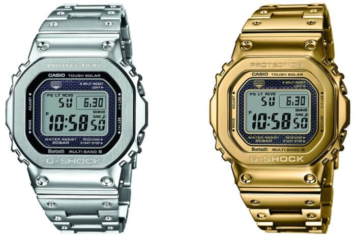 G-SHOCK GMW B5000D G-SHOCK元祖DW-5000完全鋼化!更可連接手機!-復刻表