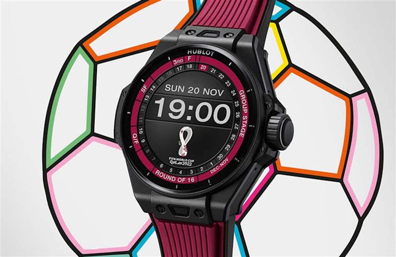 世界杯2022｜HUBLOT打造限量智能手表32國(guó)桌面與表帶供球迷撐場(chǎng)-復(fù)刻表
