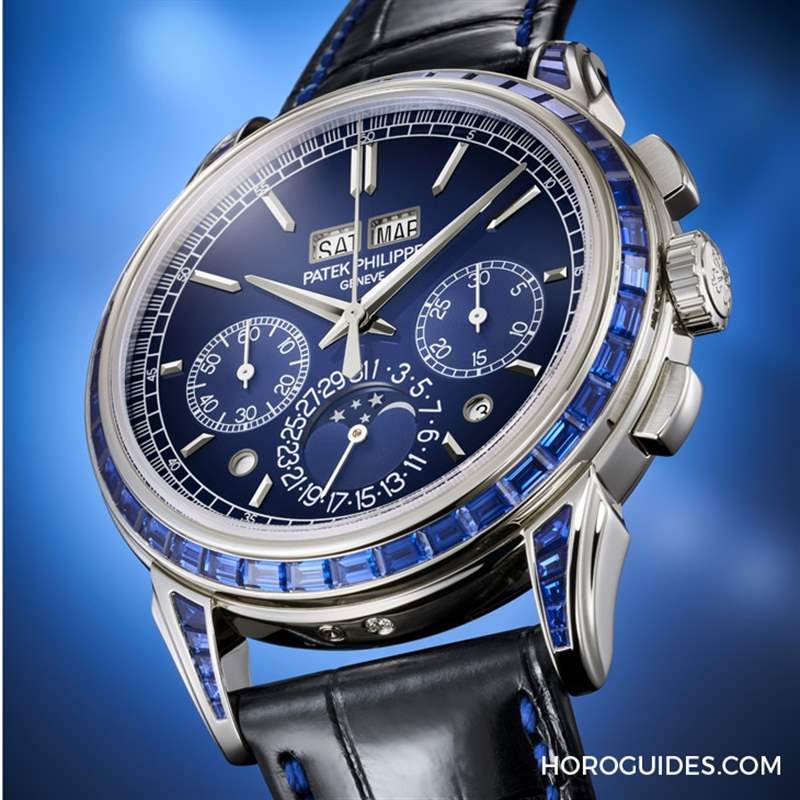 表王旗艦級經典表款寶石滿鑲亮相｜百達翡麗Ref. 6300大師報時腕表與Ref. 5271萬年歷計時碼表-復刻表