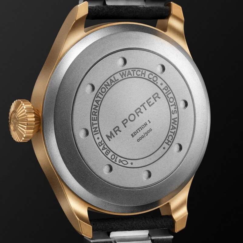 萬國大飛Big Pilot's 43 Mr Porter Edition 1｜型格青銅飛行表-復(fù)刻表