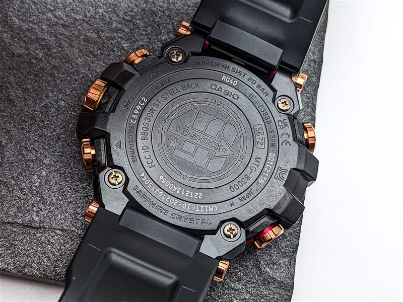 手表評論:卡西歐G-Shock 40周年MTGB3000FR-1A-復刻表
