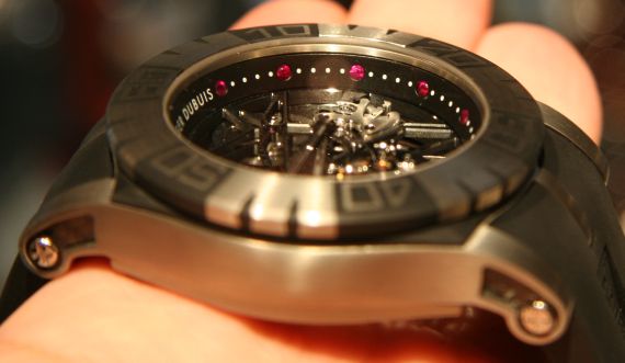 羅杰杜彼簡易潛水腕表SED陀飛輪限量版腕表-復刻表