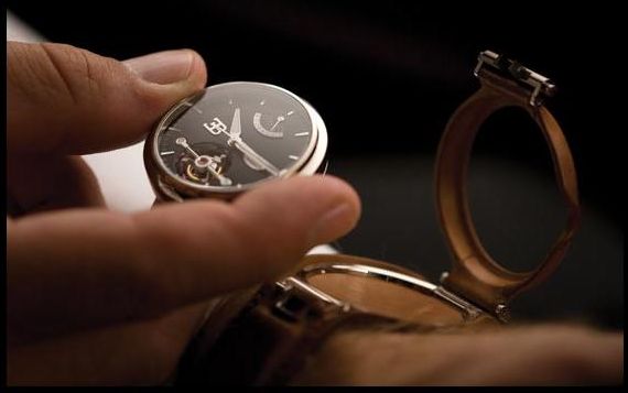 帕瑪強尼布加迪陀飛輪腕表+布加迪Galibier 16C汽車-復刻表