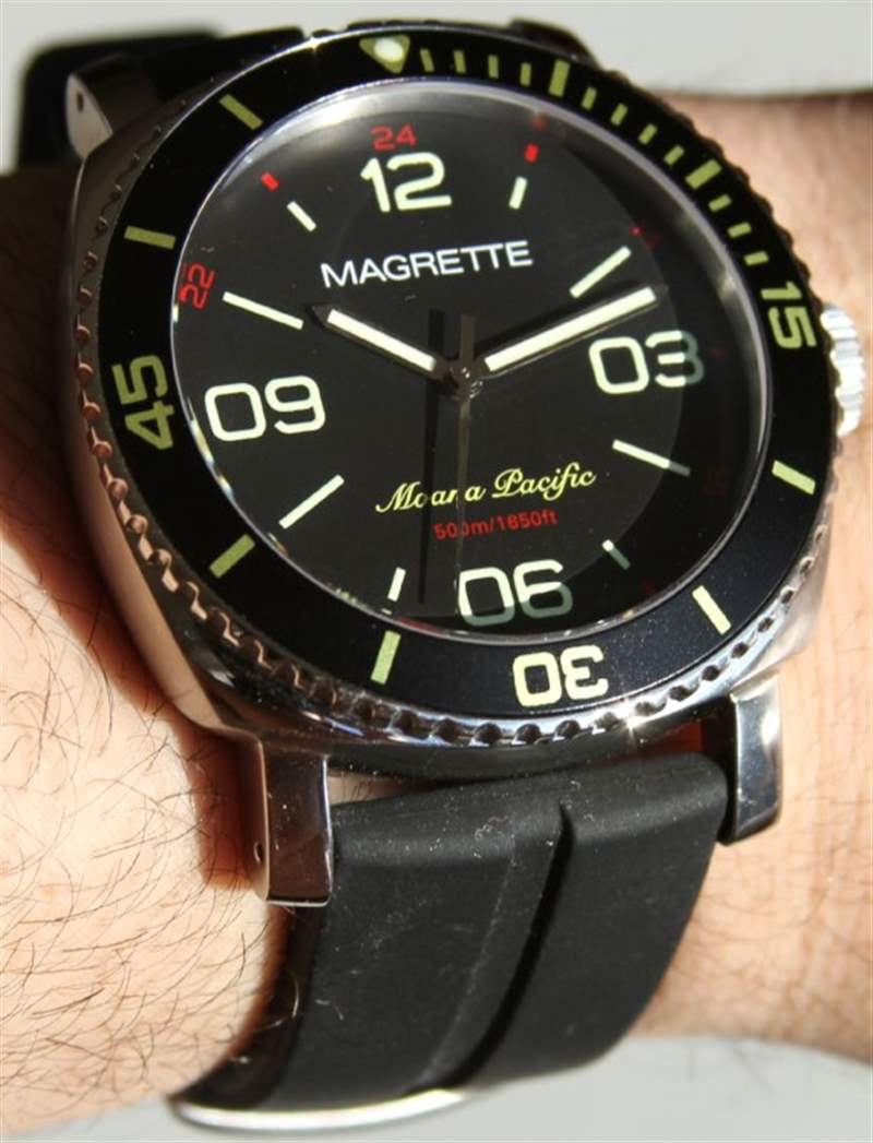 Magrette Moana Pacific Diver 12 馬格萊特Magrette莫阿納太平洋潛水員手表-復(fù)刻表