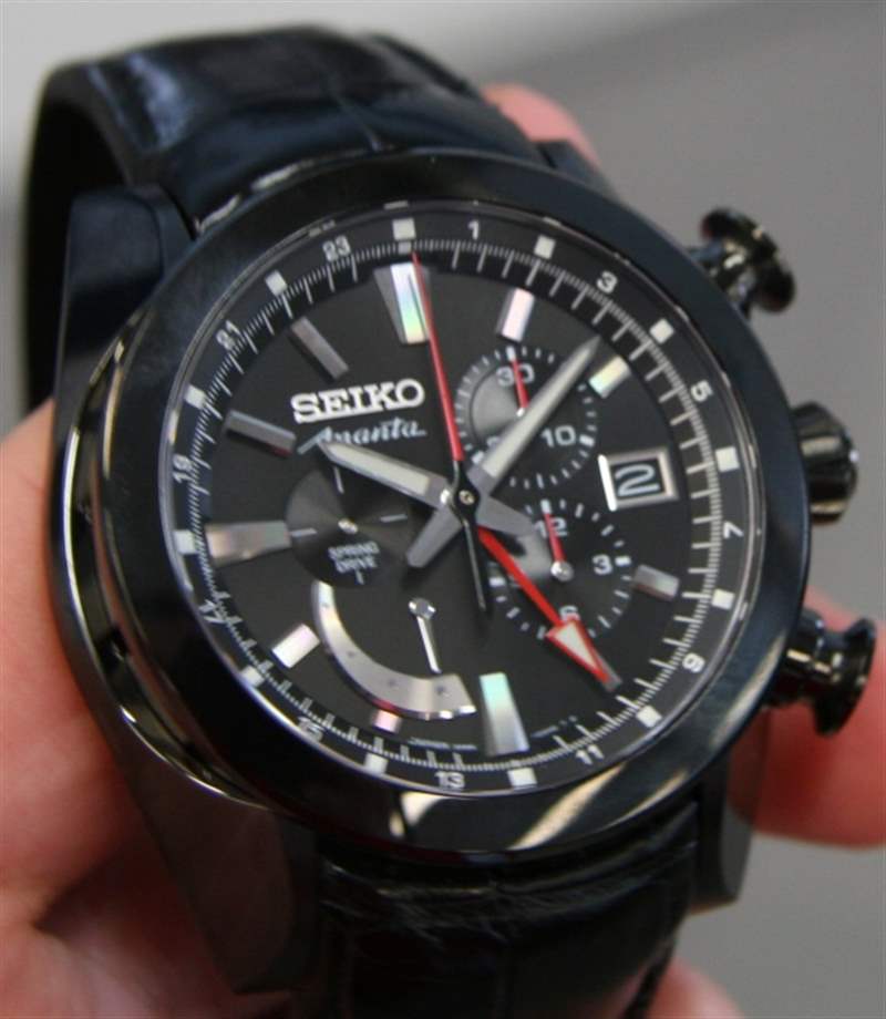 搭載Spring Drive機(jī)芯的精工Ananta Spring深潛手表-復(fù)刻表