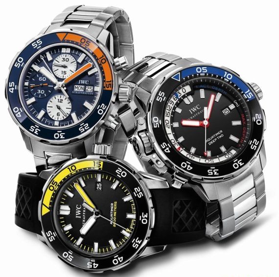 IWS廠萬國表海洋時計四分之一黃腕表IW356802-復(fù)刻表