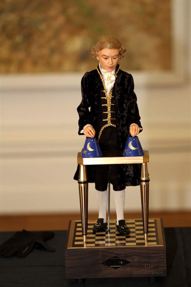 瑞士鐘表博物館中陳舊的自動(dòng)機(jī)和其他發(fā)條裝置作品-復(fù)刻表