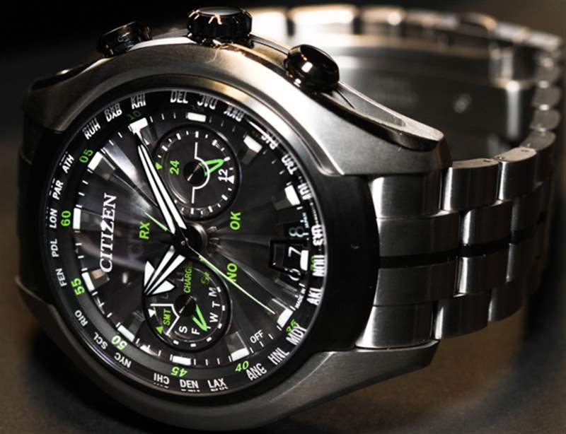 西鐵城光動能衛星波空氣GPS手表動手實踐-復刻表