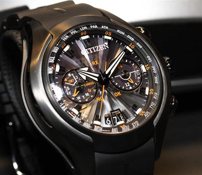 西鐵城光動能衛星波空氣GPS手表動手實踐-復刻表