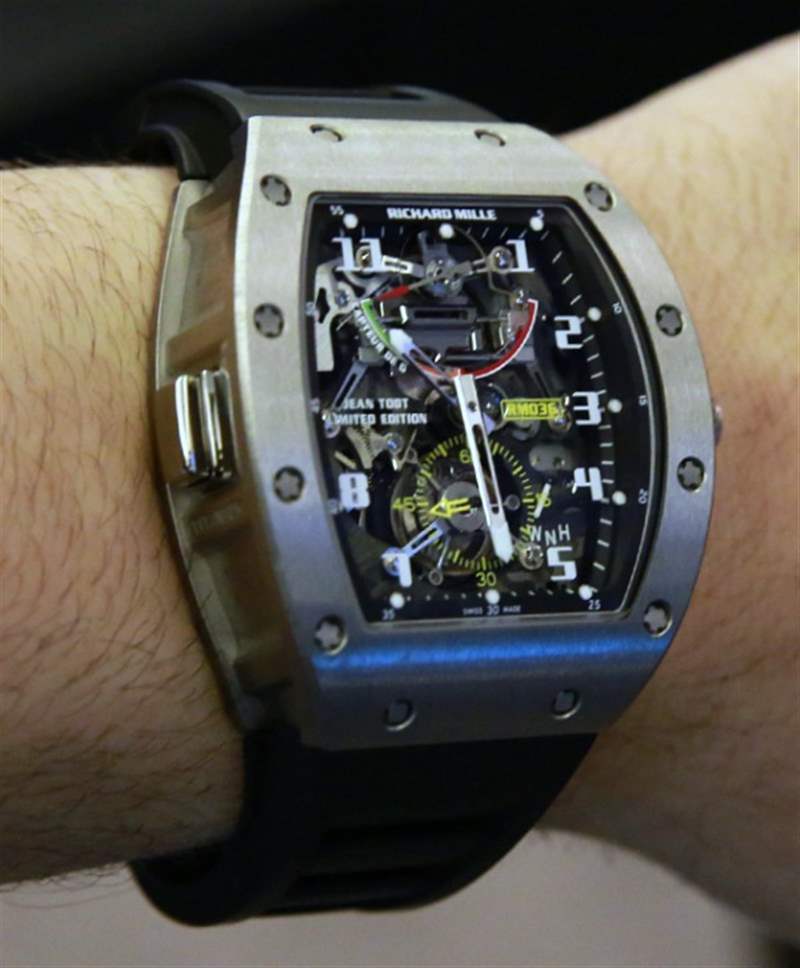 理查德米勒RM036手表與G-Force Meter動手實(shí)踐-復(fù)刻表