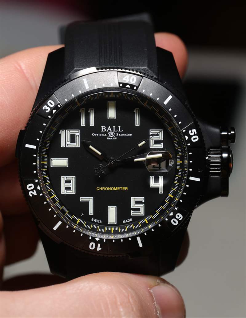 鮑爾工程師碳氫化合物黑色手表動手實踐-復刻表