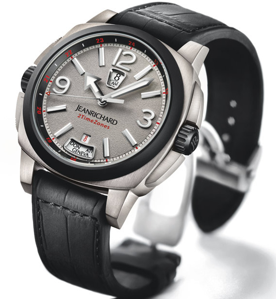 JeanRichard 2TimeZones Zirconium JeanRichard理查德雙時區手表-復刻表