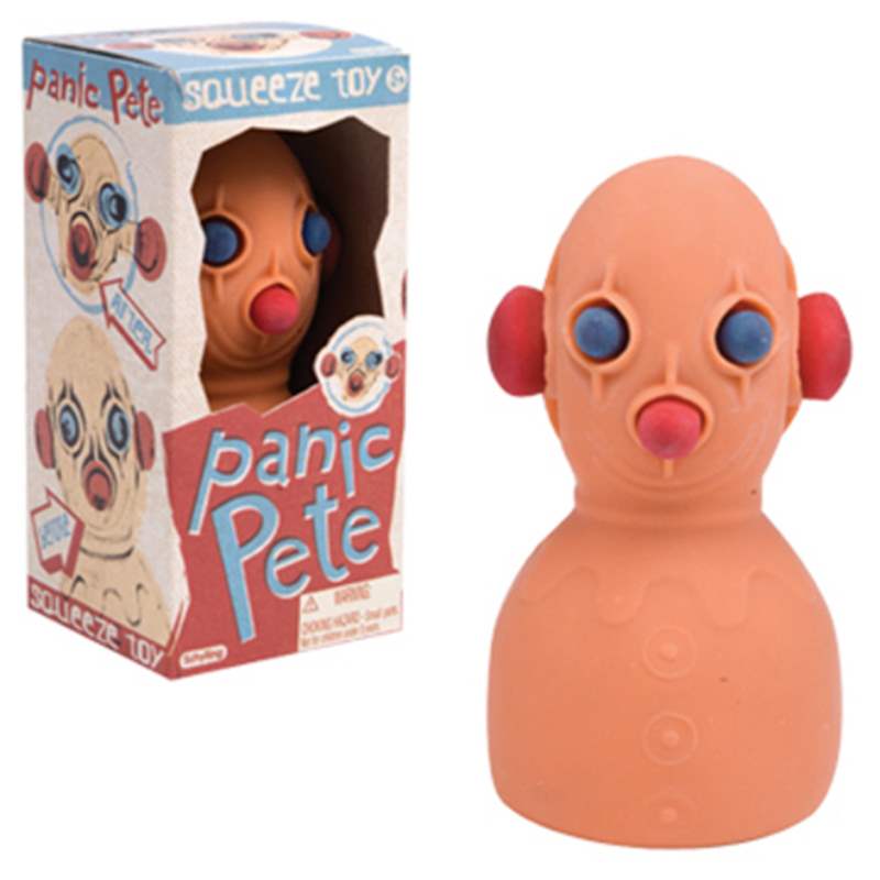 Panic Pete squeeze toy 貝托魯奇環(huán)形計(jì)時(shí)怪異尖叫臉表盤(pán)腕表-復(fù)刻表