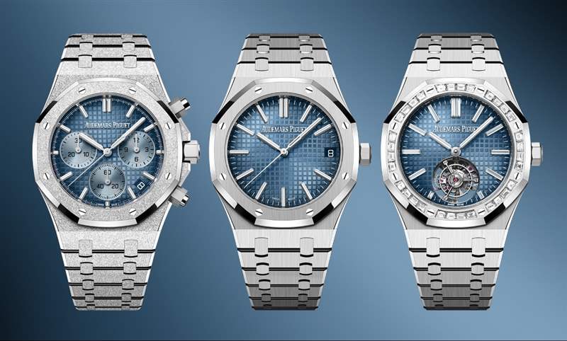 愛彼Royal Oak皇家橡樹41mm三款煙熏漸層藍面特別版-復刻表