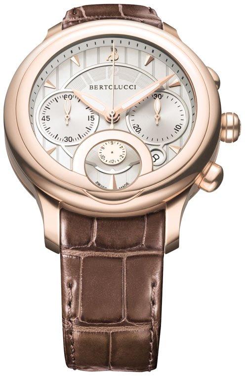 BERTOLUCCI - GIRO CHRONOGRAPH AUTOMATIC GOLD 貝托魯奇環(huán)形計(jì)時(shí)怪異尖叫臉表盤(pán)腕表-復(fù)刻表
