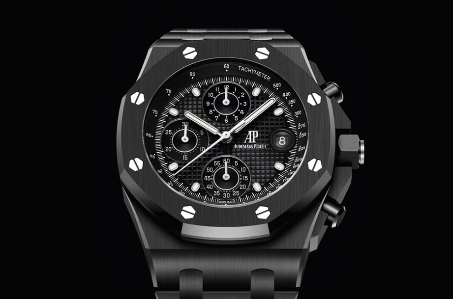 愛彼皇家橡樹離岸型自動計時碼表“The Beast”首見黑色陶瓷版本-復刻表