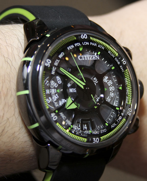 西鐵城 Ecodrive Satellite watch-1 西鐵城光動能衛星電波手表上手-復刻表