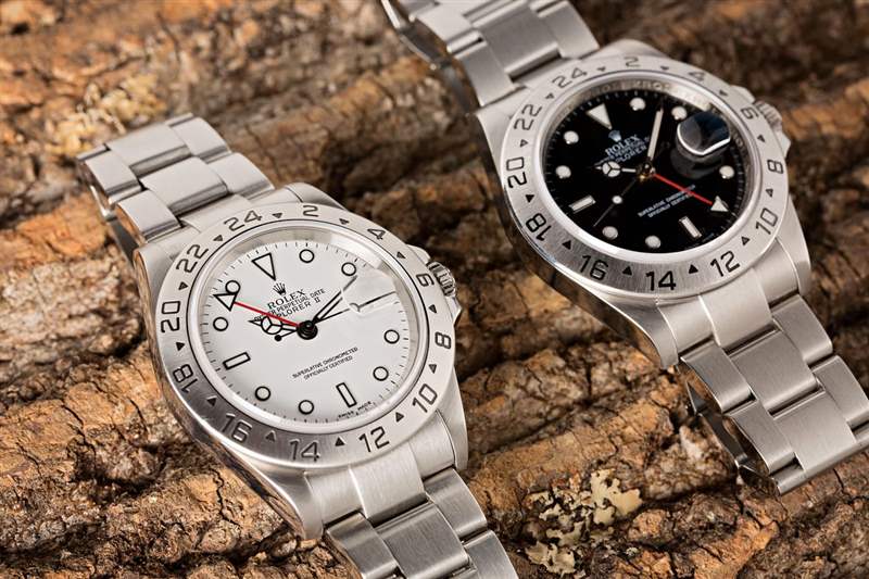 勞力士 Explorer II 參考。 16570 - 白色和黑色表盤 如何像GMT一樣使用勞力士探險家Explorer II-復刻表