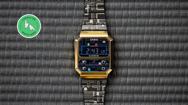 動手體驗Casio Vintage X Pac-Man A100WEPC-1B-復刻表