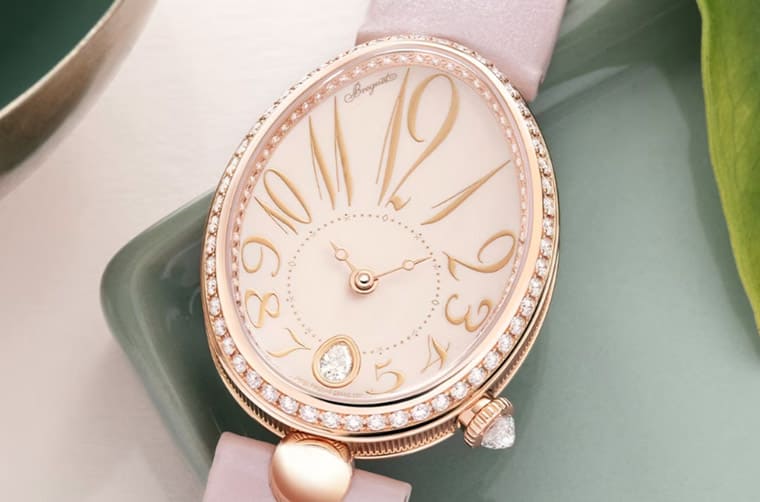 寶璣那不勒斯8918女表繼黑、白琺瑯面后再添玫瑰金表殼粉紅色面盤新作-復(fù)刻表