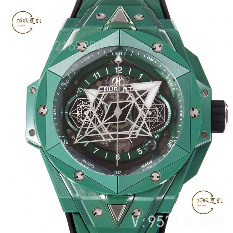 BBF廠宇舶大爆炸刺青二代綠色陶瓷腕表評測,和zf廠刺青有區(qū)別嗎-復(fù)刻表