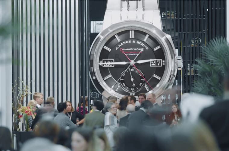 倫敦哈洛德百貨出現(xiàn)一支超巨大朗格Odysseus計(jì)時(shí)碼表比實(shí)表大50倍！-復(fù)刻表