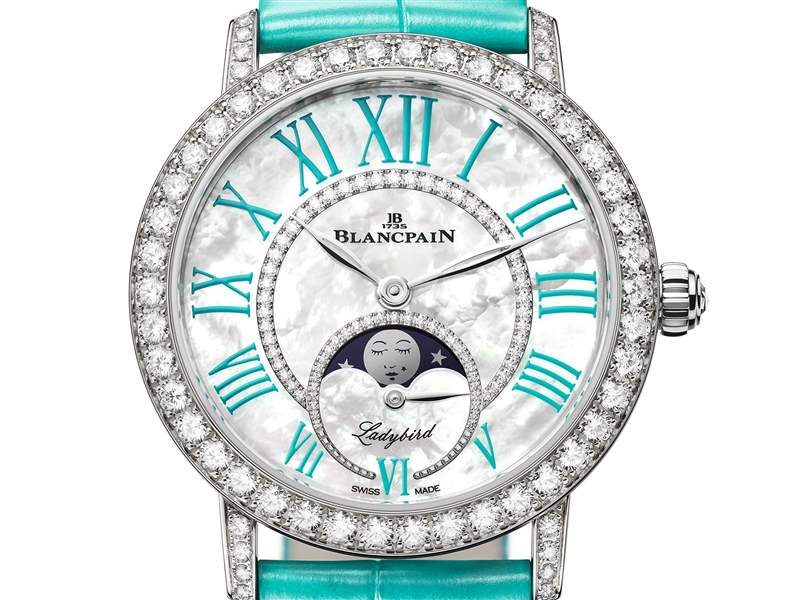 Blancpain推出Ladybird Colors小秒針腕表和月相腕表：春日色彩-復(fù)刻表