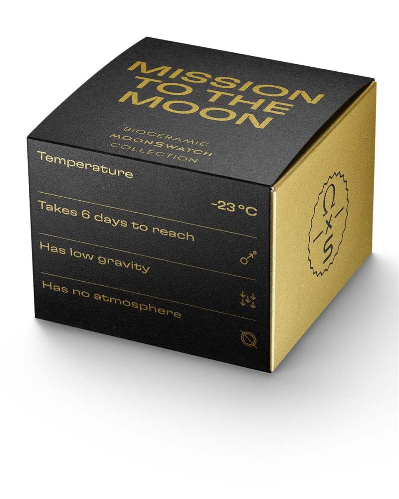 Mission to Moonshine? Gold在5月時SWATCH進一步增加販售店點（全球19間店），同時也小小改動了手表，將秒針針尖的夜光物料從白色改成粉紅色。 （IG@swatch）