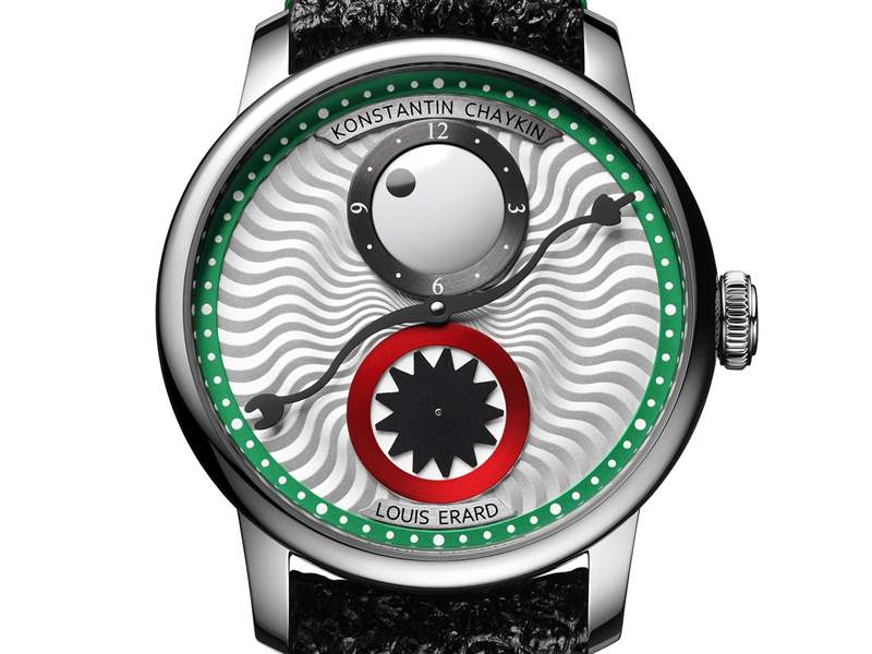Louis Erard x Konstantin Chaykin合作推出Le Régulateur Time-Eater整時器布局腕表：獨眼怪獸-復刻表