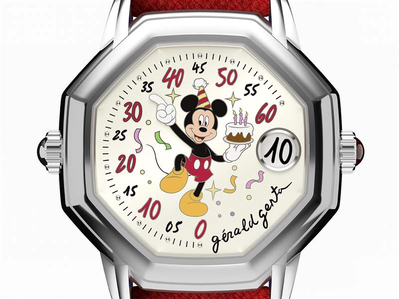 Gérald Genta推出Only Watch 2023數字跳時三問腕表：米奇的生日-復刻表