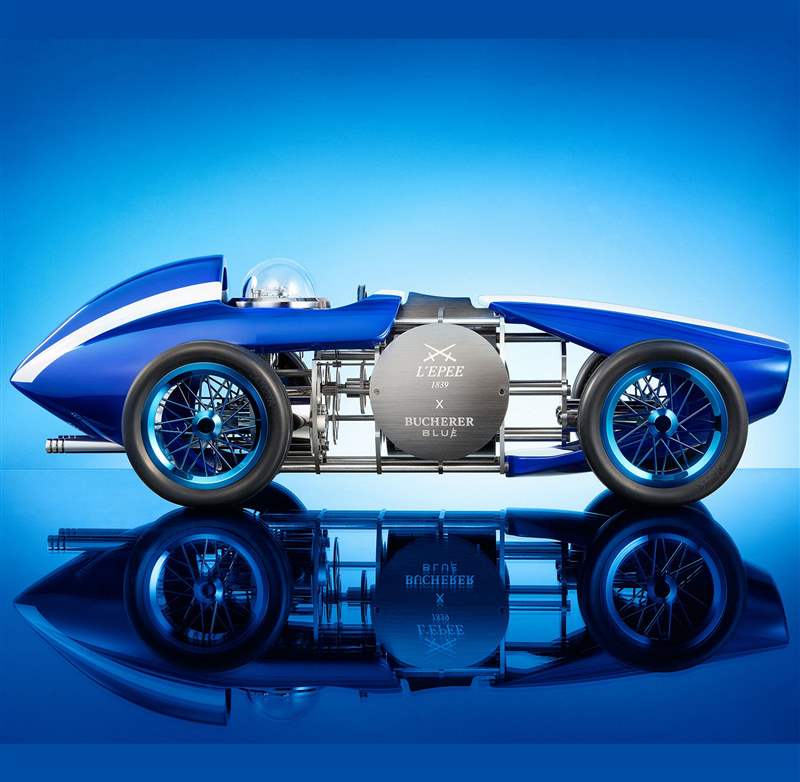 Bucherer推出3枚Bucherer Blue時計新作：Girard-Perregaux、H. Moser & Cie.和L’Epe?e合作版-復刻表
