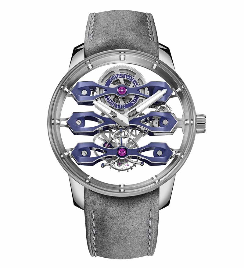 Bucherer推出3枚Bucherer Blue時計新作：Girard-Perregaux、H. Moser & Cie.和L’Epe?e合作版-復刻表